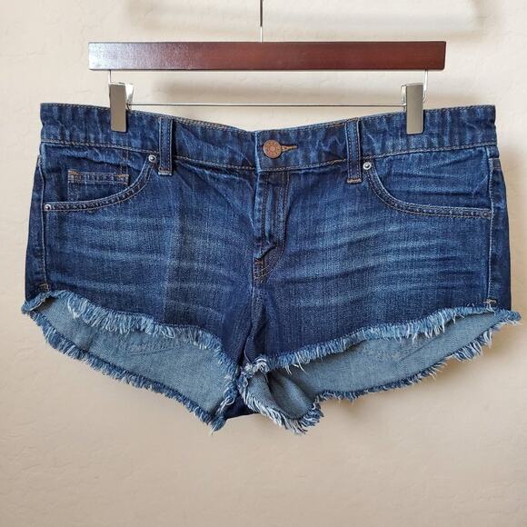 BDG Dolphin Low Rise Cutoff Denim Shorts - Picture 2 of 13